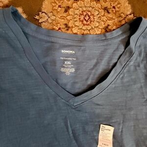 Sonoma Blue V-Neck Men's Shirt